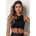 Fitness top Tfin Black with Lace HIPKINI