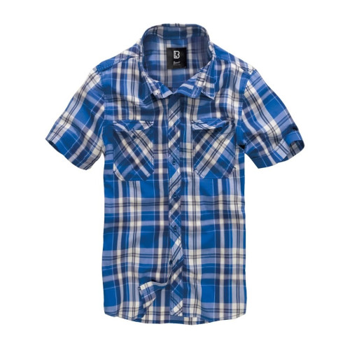 Brandit Roadstar Košeľa pánska s krátkym rukávom Modrá